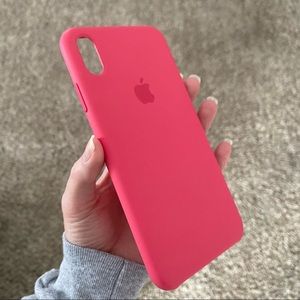 iPhone XS Max Silicone Case - Hibiscus Color